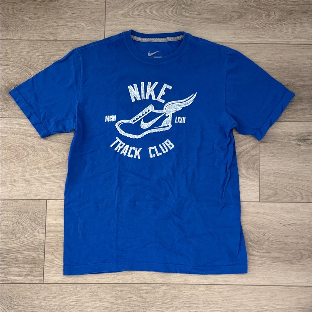 Nike Royal Blue Graphic Track Club Tee